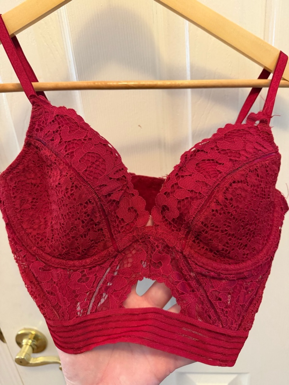 Women's Lace Victoria Secret Bra - Deep Red